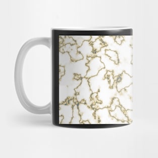 Gold Marble Pattern Mug